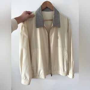 YSL tan bomber